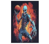 Basketball Adults Wooden Jigsaw Puzzle, for Kids Wooden Puzzles Toys Family Game Play,Brain Training 1000 Piece (78×53cm)