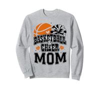 Basketball And Cheer Mom Proud Basketball Cheerleader Mama Sweatshirt