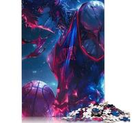 Basketball Anime Boy Puzzle for Adults 1000 Pieces Wood Puzzles Home Educational Games DIY Toys 1000pcs (75x50cm)