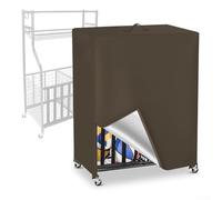 Basketball Arcade Game Cover Waterproof 420D/210D Oxford Protective Electronic Basketball Game Dust Cover for Home(210D Brown)