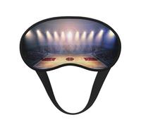 Basketball Arena Print Sleep Eye Mask Light Blocking Soft and Comfortable Night Eye Blinder for Women Men for Sleeping Travel Night Shift