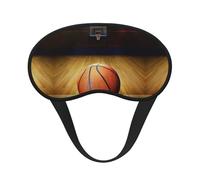 Basketball Arena Print Sleep Eye Mask Light Blocking Soft and Comfortable Night Eye Blinder for Women Men for Sleeping Travel Night Shift
