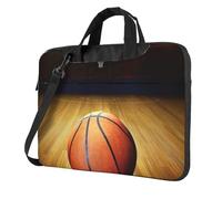 Basketball Arena Printed Waterproof Laptop Case Ultra-Thin Portable One-Shoulder Laptop Bag 600d Oxford 13in/14in/15.6in