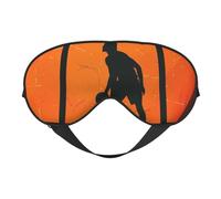 Basketball Art Printed Eye Mask,Blackout Sleep & Eye Mask for Women,Sleep Mask with Adjustable Strap, Suitable for Both Bedtime and Travel