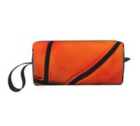 Basketball Art Printed Makeup Bag Simple Travel Cosmetic Bags Waterproof Cosmetic Case Toiletry Bag Organizer for Women Mom Girls