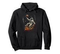Basketball Astronaut Basketball Hoop Basketball Player Pullover Hoodie