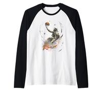 Basketball Astronaut Basketball Hoop Basketball Player Raglan Baseball Tee