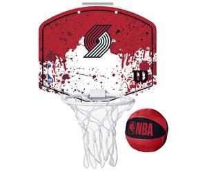 Basketball backboard Wilson NBA Team Portland Trailblazers Mini Hoop WTBA1302POR