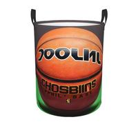 Basketball Background Circular hamper Toy Organizer Bin Dirty Clothes Sorter/Collapsible Laundry Hamper/for Bedroom Bathroom