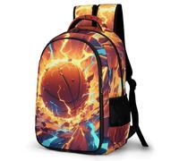 Basketball Backpacks for Girls And Boys Teenagers Kids Rucksack Lightning Primary School Bags for Girls And Boys Sports Travel Holiday Gifts for Kids