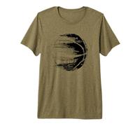 Basketball Ball Drawing Dribbling Premium T-Shirt