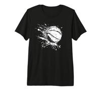 Basketball Ball Graffiti Dribbling Retro Premium T-Shirt
