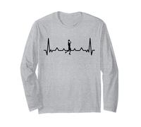 Basketball ball player basketballs USA heartbeat BASKETBALL Long Sleeve T-Shirt
