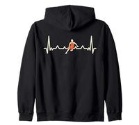 Basketball ball player basketballs USA heartbeat BASKETBALL Zip Hoodie