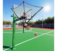 Basketball Ball Return Stand | Basketball Ball Return Device, 180° Rotating Guide, Hanging Automatic Ball Return Net System, Single-Person Efficient Shooting Training, Portable Indoor And Outdoor Us