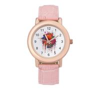 Basketball Ball Slam Dunk Hoop Watches for Women Fashion Adjustable Wrist Watch