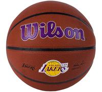 Wilson Basketball, Team Alliance Model, LOS ANGELES LAKERS, Indoor/Outdoor, Mixed Leather, Size: 7