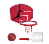 Basketball Basket Shooter Game for - Indoor Basket Throwing Machine with Inflatable Ball, Pump and Shooting Frame Anti-Hit - Free Folding Wall Basketball Frame
