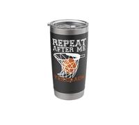 Basketball Bball Coach Repeat After Me Yes, Coach Stainless Steel Insulated Tumbler