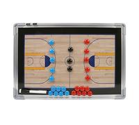 Basketball Board for Coaches with Marker Pen, Double Sided Dry Erase Whiteboard, Hangable Design, Beautiful and Durable, for Strategic Guidance