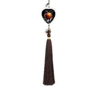 Basketball Breaking Through Wall Automotive Interior Mirrors Hanging Crystal Pendant Lucky Charm Car Rearview Ornament Love