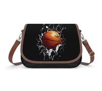 Basketball Breaking Through Wall Women's Hobos & Shoulder Bags Leather Crossbody Bag Waterproof Handbags Fashion Messenger Bags