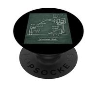 Basketball Calculated Risk Physics Math Teacher PopSockets Adhesive PopGrip