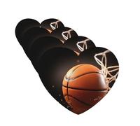 Basketball Car Air Freshener Cards for Women Men 4 Pack Cute Car Accessories Long Lasting Scent Car Diffuser Hanging Auto Aromatherapy Tablets Car Fresheners Gifts