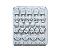 Basketball Chocolate Mold, Sports Theme Silicone Mold, 30-Cavity Jersey Trophy Silicone Fondant Candy Baking Mould for Cake Decorating Cupcake Topper