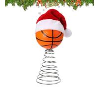 Basketball Christmas Tree Topper - Sports Themed Tree Topper For Baseball And Golf | Perfect For Family Christmas Parties And Tabletop Displays | Giftfor Men, Fans, Players, Teams