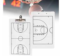 Basketball Clipboard, Double-Sided Dry Erase Whiteboard, Enhances Coaching Focus and Tactics