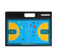 Basketball Clipboard for Coaches, Basketball Coaching Board, Whiteboard Markers and Magnetic Chess Pieces, Waterproof, Double-Sided Available