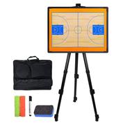 Basketball Clipboard for Coaches, Basketball Coaching Board, with Adjustable Tripod Stand and Storage Bag, Lightweight and Easy to Carry, for Training
