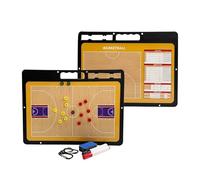 Basketball Clipboard for Coaches, Basketball Dry Erase Board for Coaches, Double-Sided Design, Easy to Carry, for Training and Competition