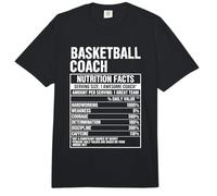 Basketball Coach Nutrition Facts Comfort Colors Adult Heavyweight T-Shirt