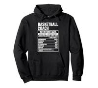 Basketball Coach Nutrition Facts Pullover Hoodie