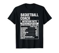 Basketball Coach Nutrition Facts T-Shirt
