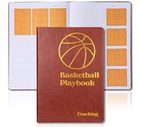 Basketball Coach Playbook Notebook for Coaches & Players 7 x 10 Inch Basketball Strategy Training Notepad Coaching Board Coaching Notebook for Tactics Tactical Practice Planner Coaches and Players