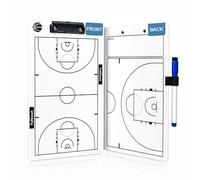 Basketball Coaching Board, 2026 Version Double-Sided Basketball Clipboard for Coaches, Dry Erase Whiteboard for Coaches, Solid Coaching Marker Boards, Portable and Efficient