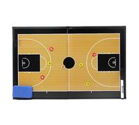 Basketball Coaching Board, Basketball Clipboard for Coaches, Easy to Write and Erase, with 5 Water-Based Pens, for School or Club