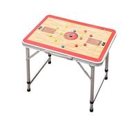 Basketball Coaching Board, Basketball Dry Erase Board, with Handle, Complete Accessories, Foldable Design, for Training(Red)