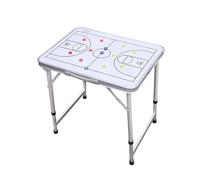 Basketball Coaching Board, Basketball Dry Erase Board, with Handle, Complete Accessories, Foldable Design, for Training(White)