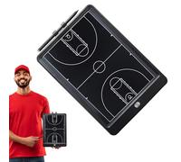 Basketball Coaching Board, LCD Strategy Tablet, Sports Marker Pad, Erasable Screen, Sided Display, Portable Build, Clear Visibility, Perfect for Games, Practice, Training, 24.1x17.5x0.87cm
