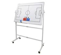 Basketball Coaching Board, Strong Magnetism Magnetic Basketball Lineup Board, with Marker Pen and Eraser, Retractable Bracket, for Daily Training(Football)
