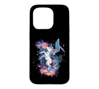 Basketball Colourful Unicorn Artwork Basketball Player Case for iPhone 15 Pro