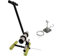 Basketball Court Line Tape Machine - Handheld and Pushable Marking Device with Drawing Circle Kit for Schools and Business Districts