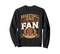 Basketball Dad Slam Dunk Fan Court Father Sweatshirt