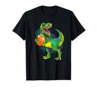 Basketball Dino T-Rex Humor Graphic Kids Adults T-Shirt