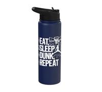 Basketball Dribble Shoot Win Accessories Stainless Steel Insulated Water Bottle