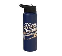 Basketball Dribble Shoot Win Accessories Stainless Steel Insulated Water Bottle